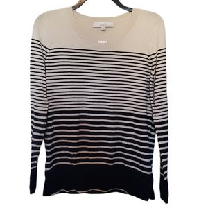 Loft Striped Sweater Size Small